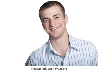 Man Posing On White Background Stock Photo 59725348 | Shutterstock