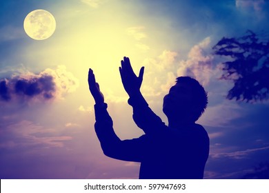 Man praying 