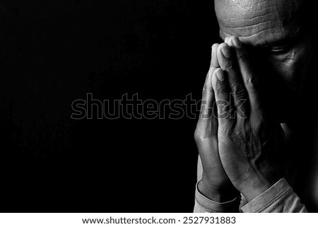 Similar – Thoughtful Man Hand