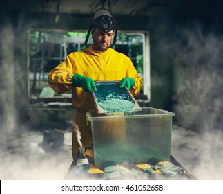 Man Preparing Meth