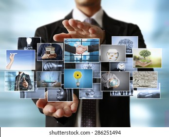 the man preview digital photo, new technology computer - Shutterstock ID 286251494