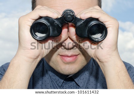 Similar – Image, Stock Photo search Binoculars