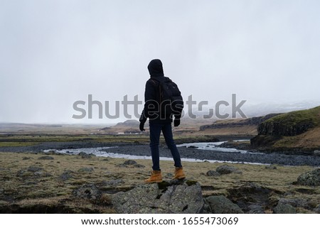 Similar – Foto Bild Irland, cliffs of moher, Frau, wandern