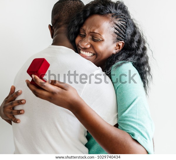 Man Proposing His Girlfriend Stock Photo Edit Now 1029740434