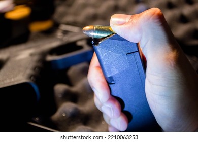 Man Put 9mm Bullet To Ammo Of Glock Pistol