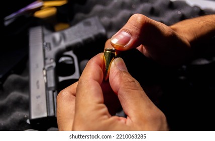 Man Put 9mm Bullet In Ammo Of Glock Pistol