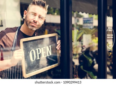 15,752 Man opening store Images, Stock Photos & Vectors | Shutterstock