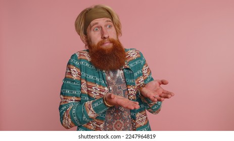Man raising hands asking what why reason of failure demonstrating disbelief irritation by troubles, trendy social media meme, anti lifehacks, ridicules people who complicate simple tasks for no reason - Shutterstock ID 2247964819