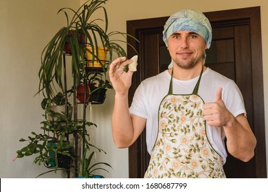 The Man Rejoices. For The First Time Properly Cooked Raw Dumpling.