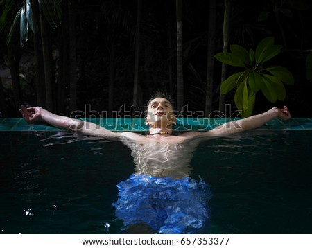 Similar – Image, Stock Photo non-swimmer