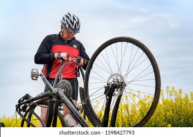 punctured bicycle
