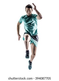 Man Runner Jogger Running  Isolated