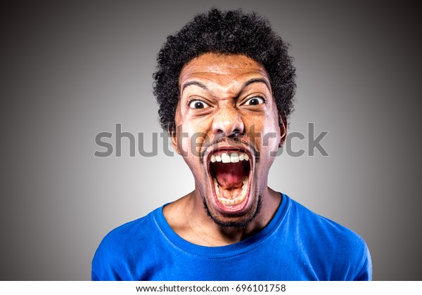 Man Screaming Out Loud Stock Photo Edit Now 696101758