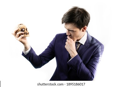 Man With A Scull Like Hamlet
