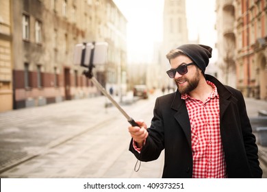 Man With Selfie Stick