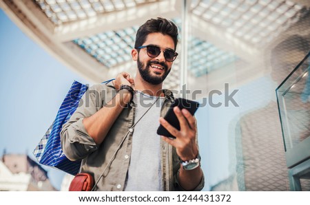 Similar – Image, Stock Photo Shop window into spring