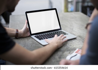 Man Show Laptop Notebook Device