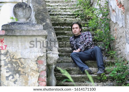 Similar – Alone at stairs Style