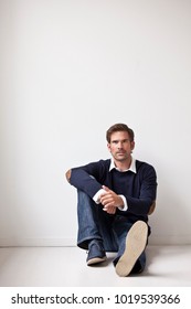 Man sitting on floor