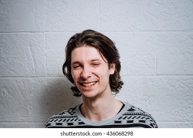 Man smiling