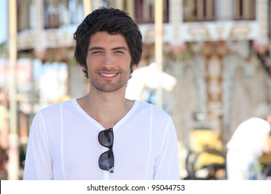 Man smiling