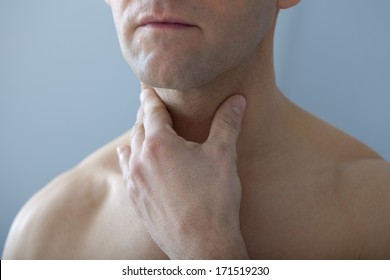 Man With Sore Throat