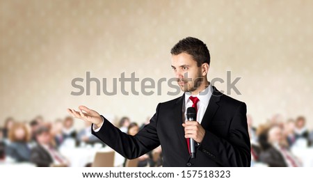 Similar – Image, Stock Photo International Congress Centre and Radio Tower