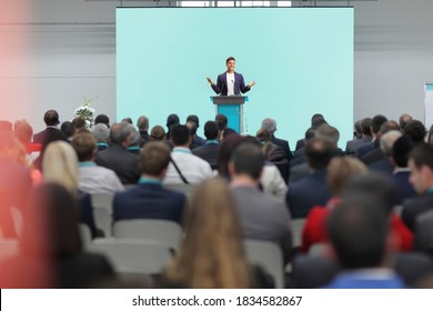 Speaker Giving A Talk On Corporate Business ConferenceAudience At The  Conference HallBusiness And Entrepreneurship EventStock Photo, Picture  And Royalty Free ImageImage 67643351.
