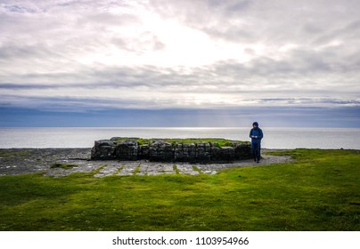 Man standing the edge