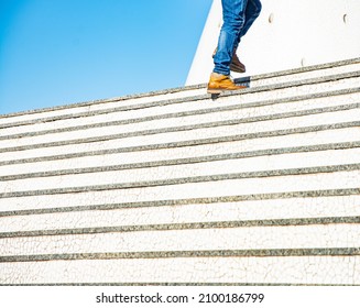 483 Teenager climbing stairs Images, Stock Photos & Vectors | Shutterstock