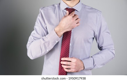 1,583 Man Straightening His Tie Images, Stock Photos & Vectors 