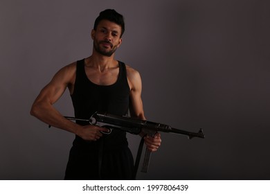 Man Gun Naked Images Stock Photos Vectors Shutterstock