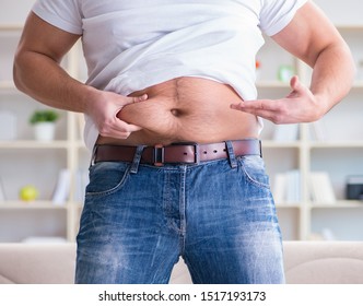 Man Pot Belly Images Stock Photos Vectors Shutterstock