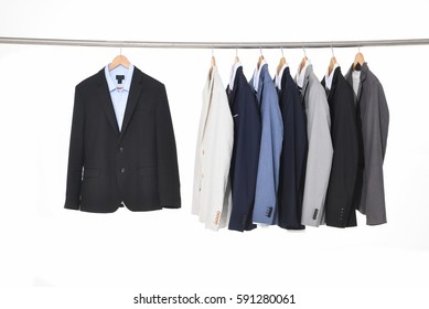 hanging suit