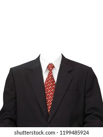 Man Suit Without Head On White Stock Photo 1199485924 | Shutterstock