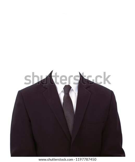 Man Suit Without Head On White Stock Photo 1197787450 | Shutterstock