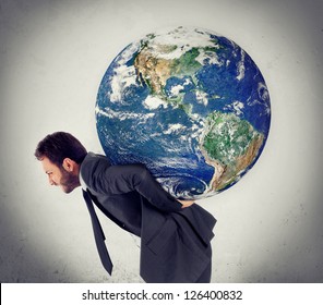 925 Weight of the world on shoulders Images, Stock Photos & Vectors ...