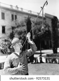 Man Swallowing A Sword