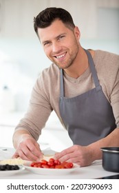 man taking baking at home - Shutterstock ID 2207390693