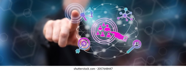 Man touching a prospects concept on a touch screen with his finger - Shutterstock ID 2057648447