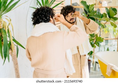 Man With Towel Around His Neck