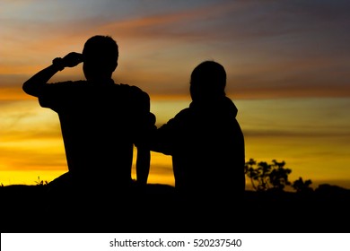 23,495 Man watching the sunset Images, Stock Photos & Vectors ...