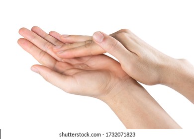 Man using sanitizer gel clean hand for protection coronavirus and germ, health care concept - Powered by Shutterstock