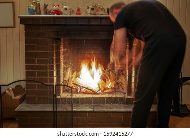 Heating Fireplace Stock Photos Images Photography Shutterstock