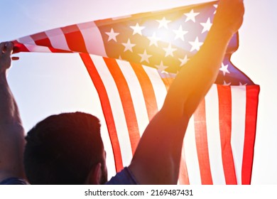 2,957 Man waving american flag Images, Stock Photos & Vectors ...