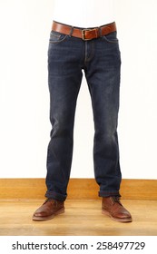 Man Wearing Jeans Pant, Blue Jeans, Mannequin With Blue Jeans, Manlegs With Jeans