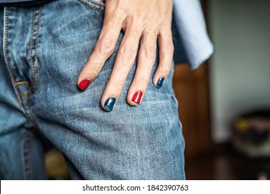 A Man Wearing Nail Polish