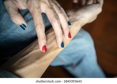 A Man Wearing Nail Polish