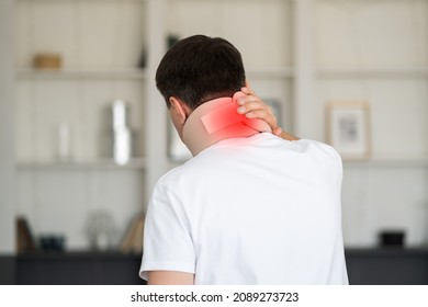 Man Wearing Neck Brace Cervical Orthopedic Stock Photo 2089273723 ...