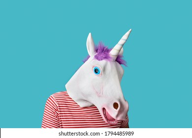 Unicorn Loves Popcorn Contemporary Art Collage Stock Photo 1169515615 ...